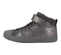 Geox Girls J Kalispera Sneakers, Grey, 7.5 UK
