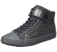 Geox Girls J Kalispera Sneakers, Grey, 7 UK
