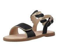 Geox J Karly Girl Sandal, Black Platinum, 10 UK Child