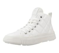 Geox Girl's J Laquinny Girl B Sneaker, White, 2 UK