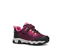 Geox Girls J Magnetar G. B ABX Sneaker, Bordeaux, 9 UK Child