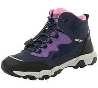 Geox Girls J Magnetar G. B ABX Sneaker, Navy Violet, 2.5 UK