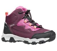 Geox Girls J Magnetar G. B ABX Sneaker, Red, 10 UK Child