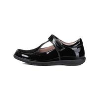 Geox Girls Naimara Leather Ballerina Mary Jane Shoes Black UK 1 (EU 33)