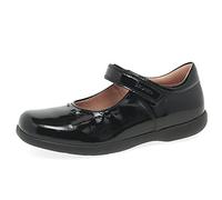 Geox Girls J Naimara Ballerina, Black, 10 UK