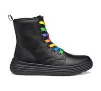 Geox Girls' J Phaolae Girl Ankle Boot, Black multi-coloured, 6.5 UK