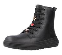 Geox Girl's J Phaolae Girl Ankle Boots, Black, 4 UK Child
