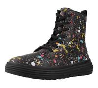 Geox Girls' J Phaolae Girl Ankle Boots, Black multi-coloured, 30 EU