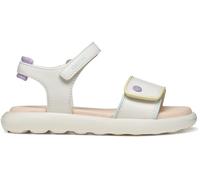 Geox Girls J Puffypop Gi Sandal, White Multi Coloured, 10 UK Child