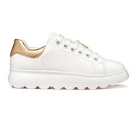 Geox J PUFFYPOP Girl A Trainers, White/LT Rose, 34 EU