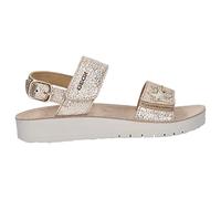 Geox Girls J Costarei Gi Sandals, Gold, 11.5 UK