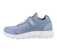 Geox Girl's J Spherica Sneaker, Indigo Lt Coral, 13 UK