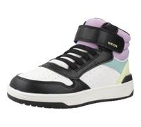 Geox Girl's J Washiba Girl a Sneaker, Multicolour, 3.5 UK