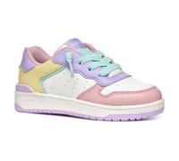 Geox J WASHIBA Girl D, Girls’ Sneaker, Lilac/Lt Yellow,