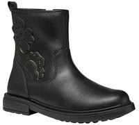 Geox Girls Jeclairgirl Ankle Boot, Black, 12.5 UK