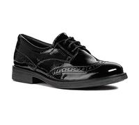 Geox Girl's Jr Agata D Brogues, Black (Black C9999), 5 UK Child