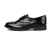 Geox Girl's Jr Agata Shoes, Black, 6.5 UK