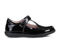 Geox Girls Naimara Perforated Patent Leather Mary Janes (2.5 UK) (Black)