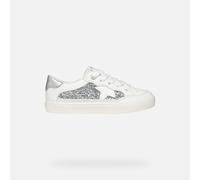 GEOX Gisli Girl White/light Silver, Size: 27