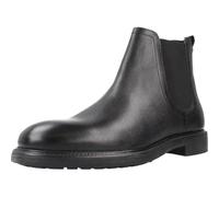 Geox Tiberio Leather Chelsea Boots, Black
