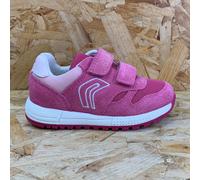 Geox Infant Alben Suede Trainer - Fuchsia / Pink