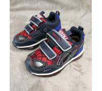 Geox Infant Todo Marvel Spiderman Trainers UK 3.5 EU 20 Navy Red Light up