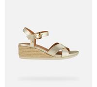 GEOX Ischia Corda Woman Light Gold, Size: 39