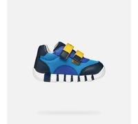 Geox Baby Boys B Iupidoo Boy C Sneaker, Azure Navy, 2 UK Child