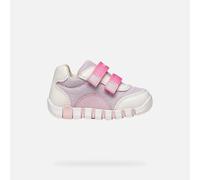Geox Boys Girls B IUPIDOO Girl A Trainers, White/Lilac, 26 EU