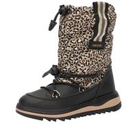 Geox J Adelhide Girl B Ab Ankle Boot, Black Gold, 2.5 UK