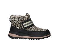Geox J Adelhide Girl B Ab Ankle Boot, Black Gold, 5 UK