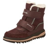 Geox J Adelhide Girl B Ab Ankle Boot, Dk Burgundy, 6 UK