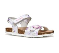 Geox J Adriel Girl C Sandal, White/Lilac, 0.5 UK