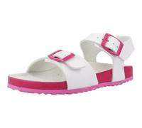 Geox J ADRIEL GIRL I, Girls’ Sandal, White/Fuchsia,