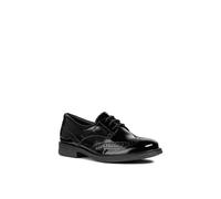 Geox 'J Agata D' Leather Shoes in Black | Size: 2.5 Geox Black 2.5