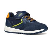 Geox J ALBEN BOY A, Boys’ Sneaker, Navy/Lime Green,