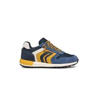 Geox J ALBEN BOY B Sneaker, Blue, 10 UK Child