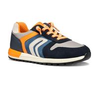 Geox J ALBEN BOY B Sneaker, Lt Grey/Navy, 2 UK