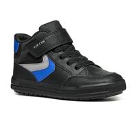 Geox J Arzach BOY A Sneaker, Black, 3.5 UK