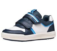 Geox J Arzach Boy A Trainers, White/Azure, 38 EU