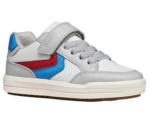 Geox J Arzach Boy A Trainers, White/Pearl, 36 EU
