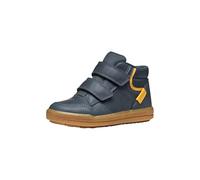 Geox J Arzach BOY Sneaker, Navy/DK Yellow, 9 UK Child