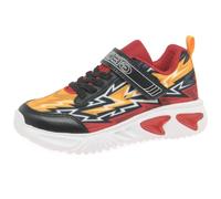 Geox J Assister BOY B, Boys’ Sneaker, Black/Yellow,
