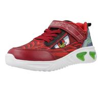 Geox J Assister BOY B Sneaker, DK RED, 3.5 UK