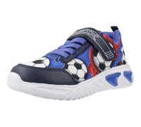 Geox J Assister Boy B Trainers, Navy/Royal, 29 EU