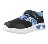 Geox J Assister BOY C Sneaker, Black/Sky, 0.5 UK