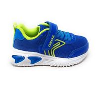 Geox J Assister Boy C Trainers, Royal/Lime, 36 EU