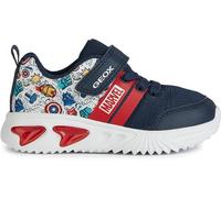 Geox J Assister Boy D Sneaker, Navy Multi-Coloured, 1.5 UK