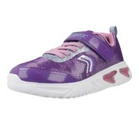 Geox J Assister Girl A Sneaker, Violet/DK Pink, 10 UK Child