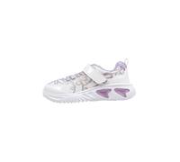Geox J Assister Girl A Sneaker, White/Multicolor, 9 UK Child